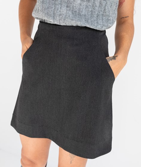 KAUF DICH GLÜCKLICH Rock Dunkelgrau