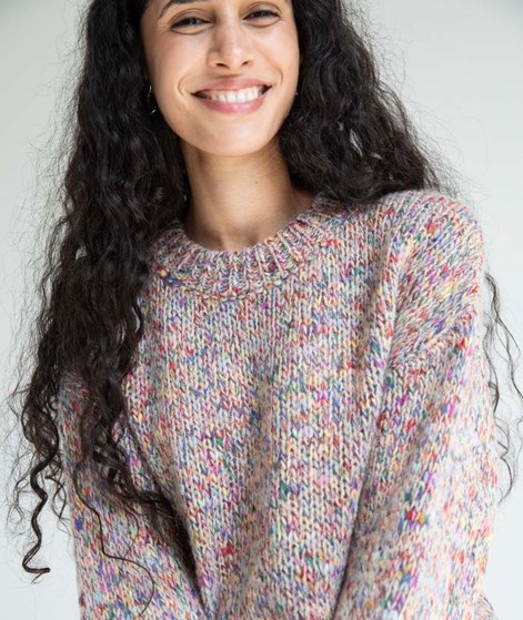 KAUF DICH GLÜCKLICH Pullover meliert