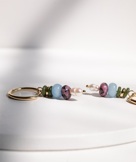 EBBA Ohrringe Perlenanhänger mehrfarbig