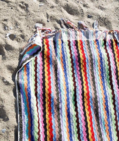 KAUF DICH GLÜCKLICH Badetuch 80x170cm mehrfarbig