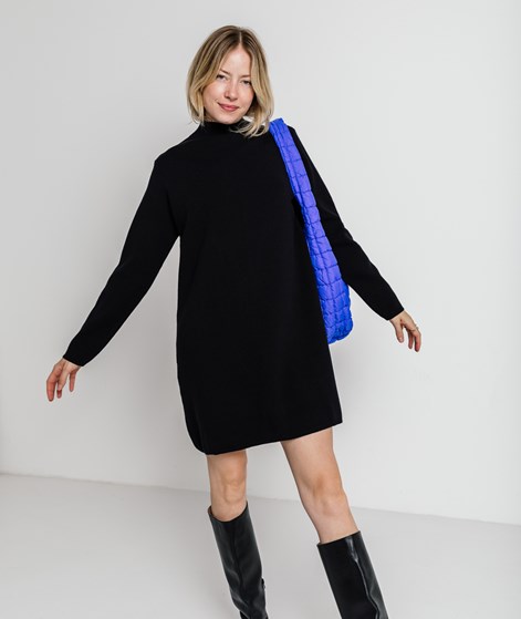KAUF DICH GLÜCKLICH Strickkleid Schwarz