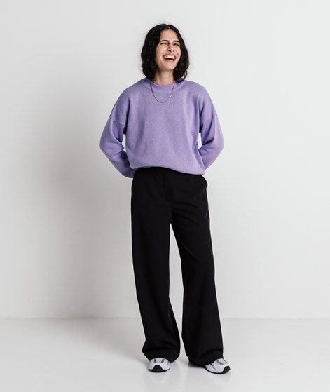 KAUF DICH GLÜCKLICH High-Waist Hose Schwarz