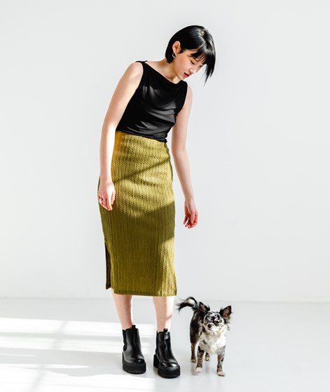 KAUF DICH GLÜCKLICH Top Schwarz aus Viskose (LENZING&trade; ECOVERO&trade;)