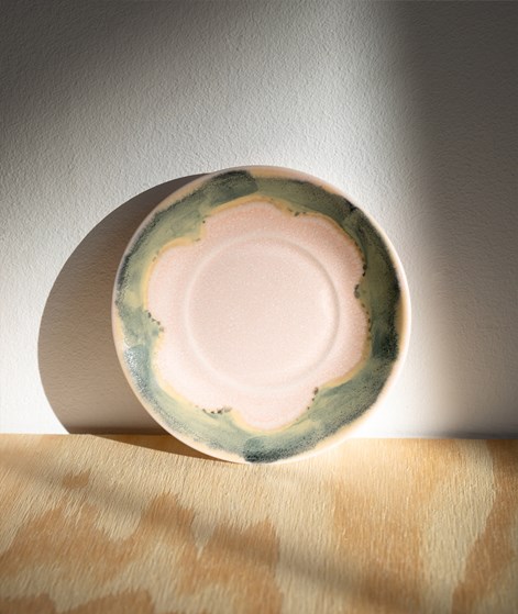 HKLIVING 70s Ceramics: Teller Gem mehrfarbig
