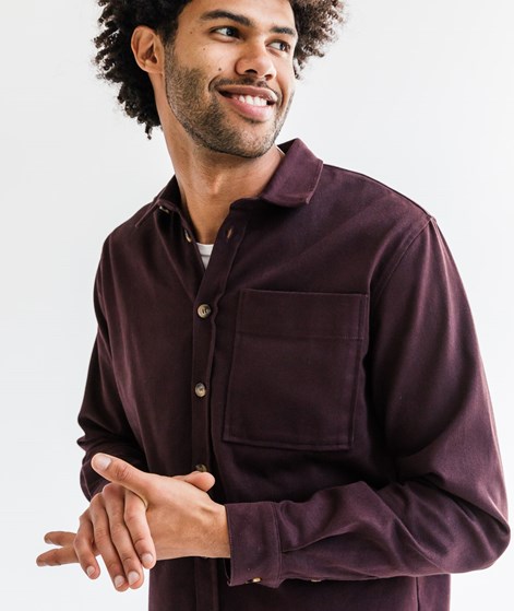 KAUF DICH GLÜCKLICH Hemd Dunkelrot