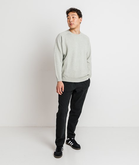 NOWADAYS Signatire Raglan Mouline Pullover Mintgrün