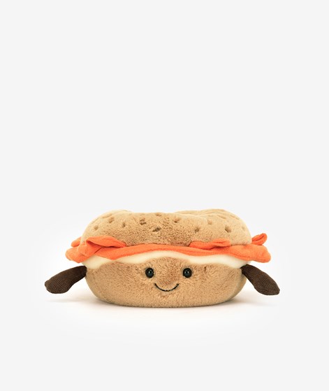 JELLYCAT Amuseables Bagel Spielzeug Hellbraun
