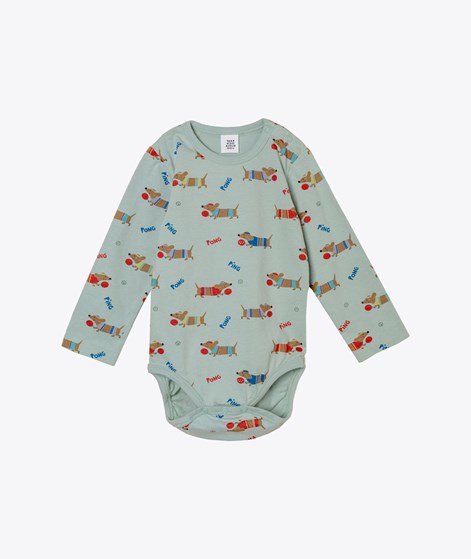 KAUF DICH GLÜCKLICH KIDS Body Mintgrün aus Bio-Baumwolle