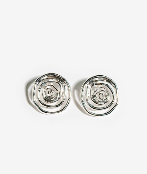 EBBA Ohrringe Spirale Rose Silber