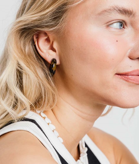 EBBA Ohrringe Braun Farbverlauf