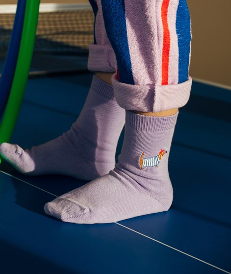 KAUF DICH GLÜCKLICH KIDS Socken Lila aus Bio-Baumwolle