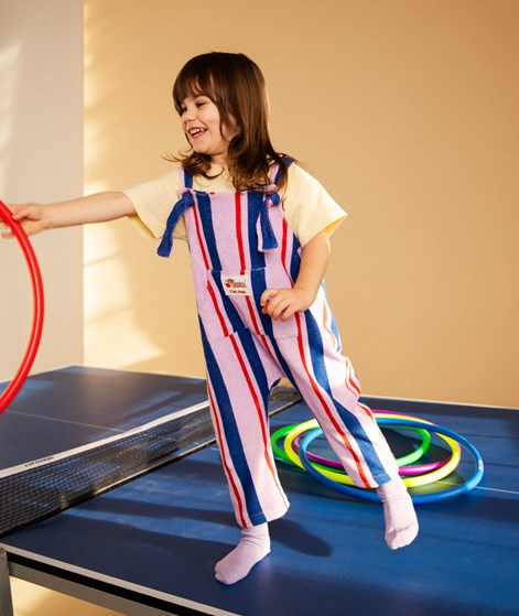 KAUF DICH GLÜCKLICH KIDS Overall gestreift aus Bio-Baumwolle