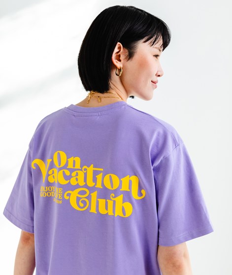 ON VACATION Enjoy T-Shirt Lila