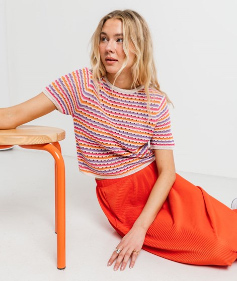 KAUF DICH GLÜCKLICH Strickshirt gestreift