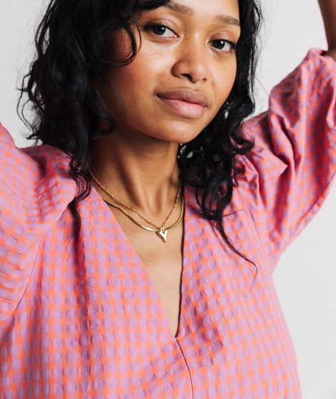 KAUF DICH GLÜCKLICH Kleid kariert