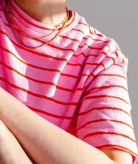 KAUF DICH GLÜCKLICH T-Shirt gestreift