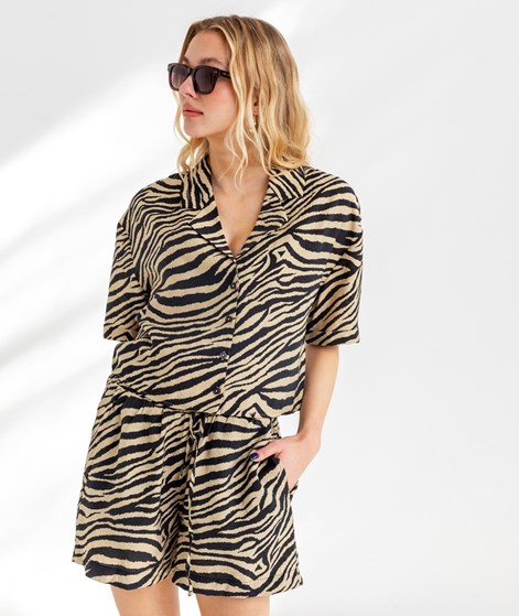 KAUF DICH GLÜCKLICH Bluse Zebraprint