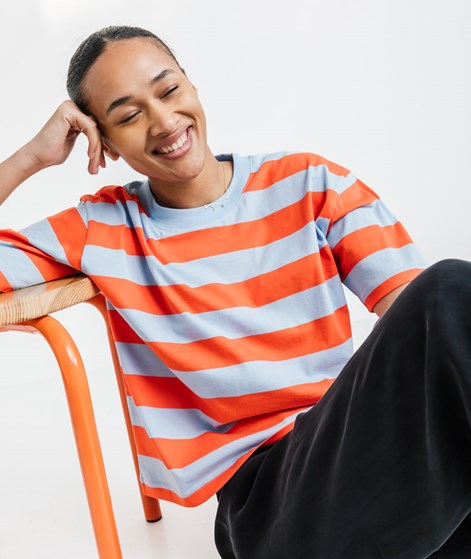 KAUF DICH GLÜCKLICH T-Shirt gestreift aus Bio-Baumwolle