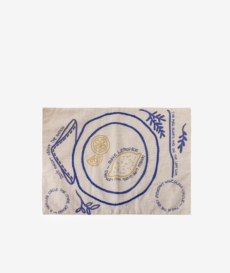 BLOOMINGVILLE Limone Platzdeckchen (48x33cm) mehrfarbig