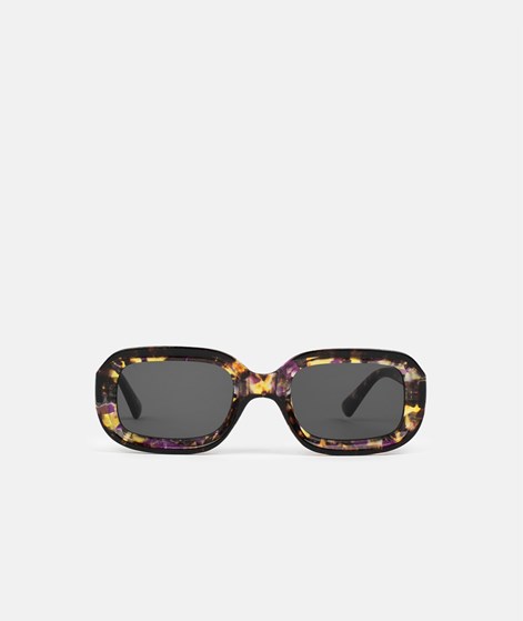 POOL Schmale Sonnenbrille Schwarz & Gelb