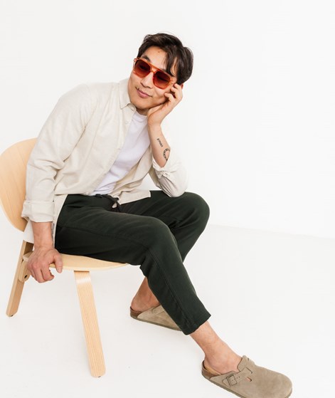 KAUF DICH GLÜCKLICH Hose Dunkelgrün