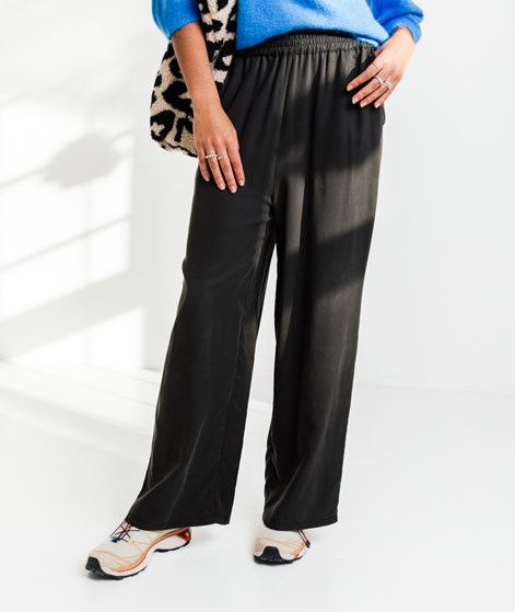 KAUF DICH GLÜCKLICH locker geschnittene Hose Schwarz aus Lyocell (TENCEL&trade;)