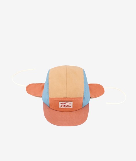 NEW KIDS IN THE HOUSE Wolly Mütze Orange/Hellblau mehrfarbig