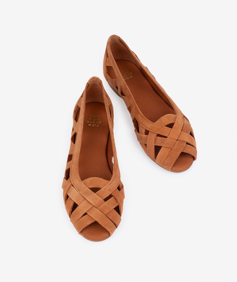 KAUF DICH GLÜCKLICH Sandale Braun