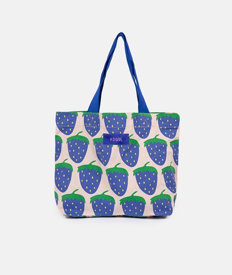 KDG X JULIA KNÖRNSCHILD Shopper Erdbeeren aus Bio-Baumwolle