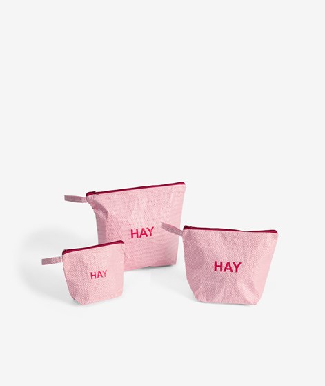 HAY Candy Mono (3er-Set) Waschbeutel Rosa