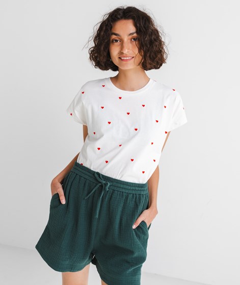 KAUF DICH GLÜCKLICH T-Shirt kleine Herzen aus Bio-Baumwolle