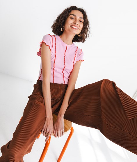 KAUF DICH GLÜCKLICH T-Shirt Hellrosa aus Bio-Baumwolle