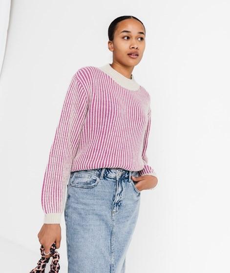 KAUF DICH GLÜCKLICH Pullover Pink Creme