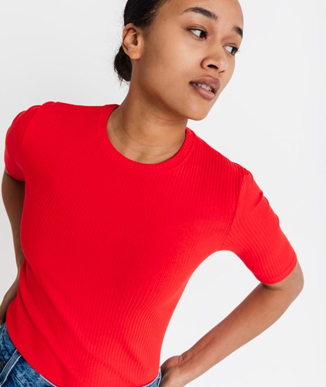 KAUF DICH GLÜCKLICH T-Shirt Rot aus Bio-Baumwolle