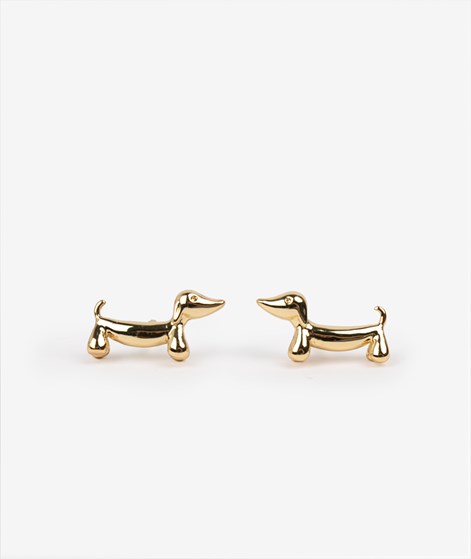 KAUF DICH GLÜCKLICH Dackel Ohrringe Gold