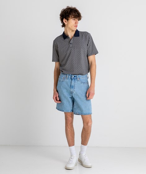 NOWADAYS Pique Print Polo mehrfarbig