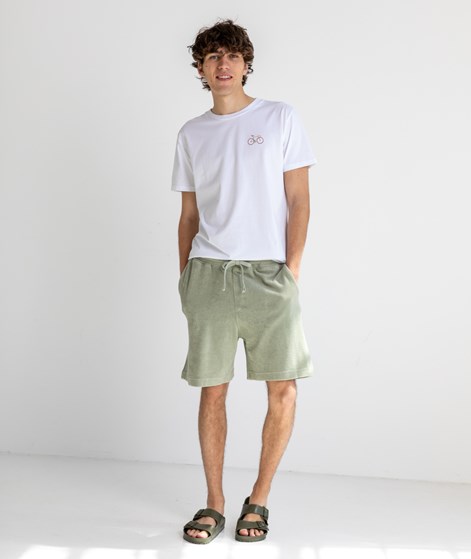 ARMEDANGELS Oraan Terry Shorts Olivgrün