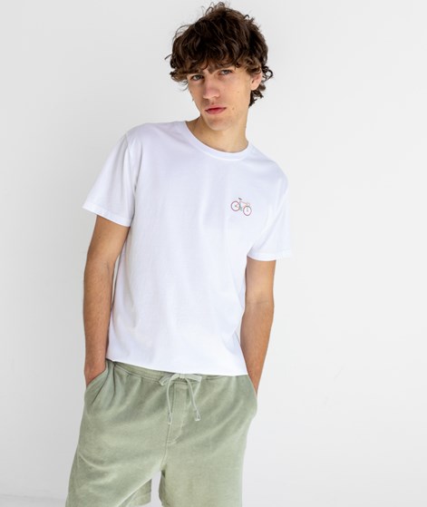 KAUF DICH GLÜCKLICH T-Shirt Racing Bike Weiß