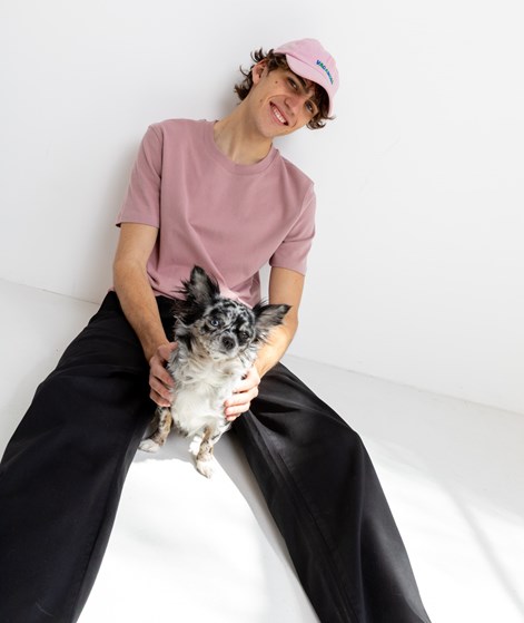 KAUF DICH GLÜCKLICH T-Shirt Altrosa aus Bio-Baumwolle