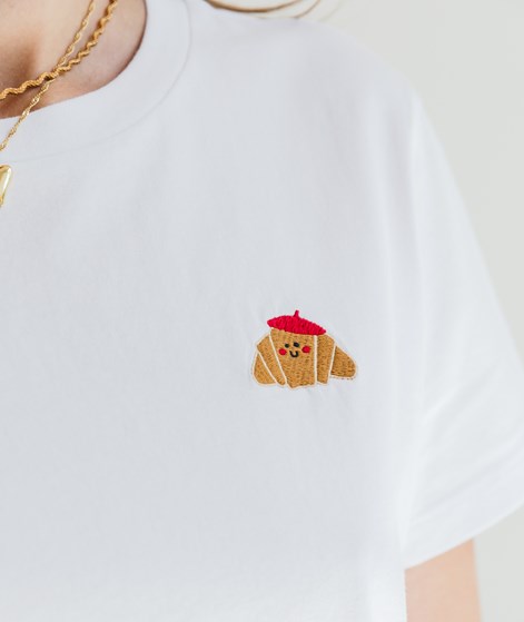KAUF DICH GLÜCKLICH T-Shirt Croissant aus Bio-Baumwolle