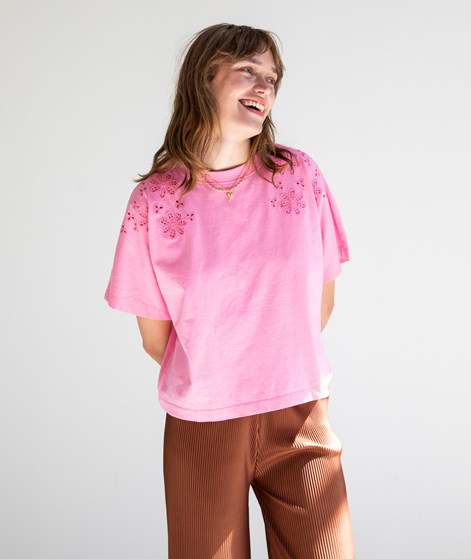 YAS YASSally Boxy T-Shirt Pink