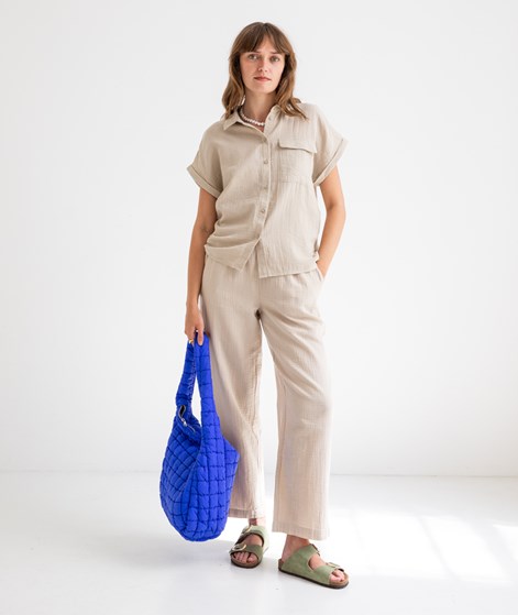 VILA VIlania S/S Bluse Beige