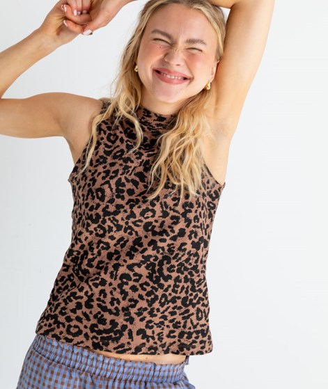 KAUF DICH GLÜCKLICH Top Leo Print