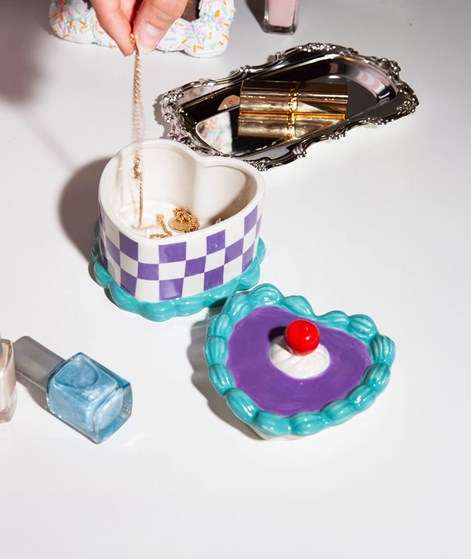 DOIY Sweetie Schale Herz Törtchen mehrfarbig