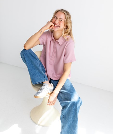 KAUF DICH GLÜCKLICH Bluse Rosa aus Lyocell (TENCEL&trade;)