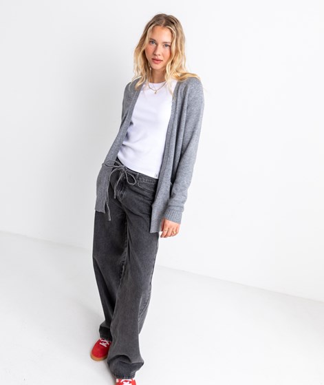 VILA VIRil Open Cardigan Grau