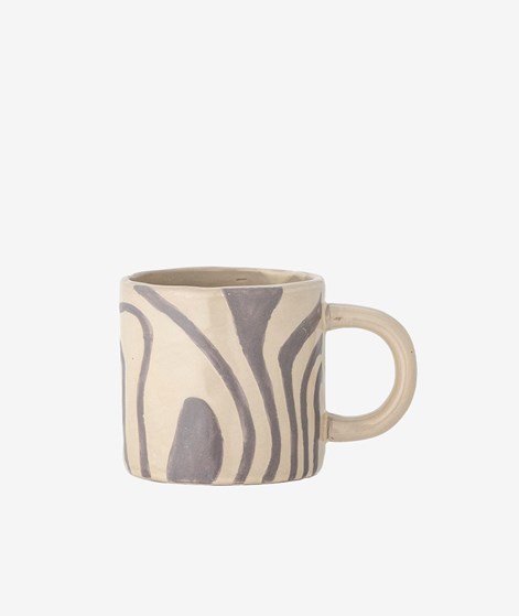 BLOOMINGVILLE Ninka Tasse Grau gemustert