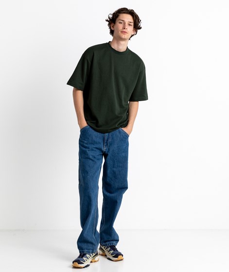 SELECTED HOMME SLHLoose Oscar O-Neck T-Shirt Dunkelgrün