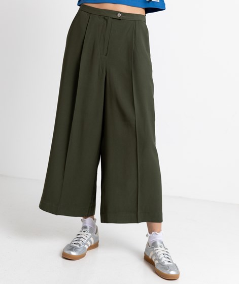 VILA VIMarlee Wide Culotte Hose Dunkelgrün