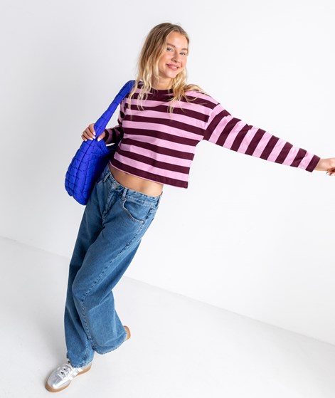 KAUF DICH GLÜCKLICH Longsleeve gestreift aus Bio-Baumwolle